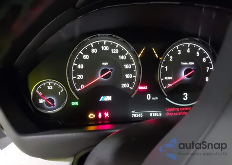 2016 BMW M3 from USA, damaged, VIN WBS8M9C58G5E68540